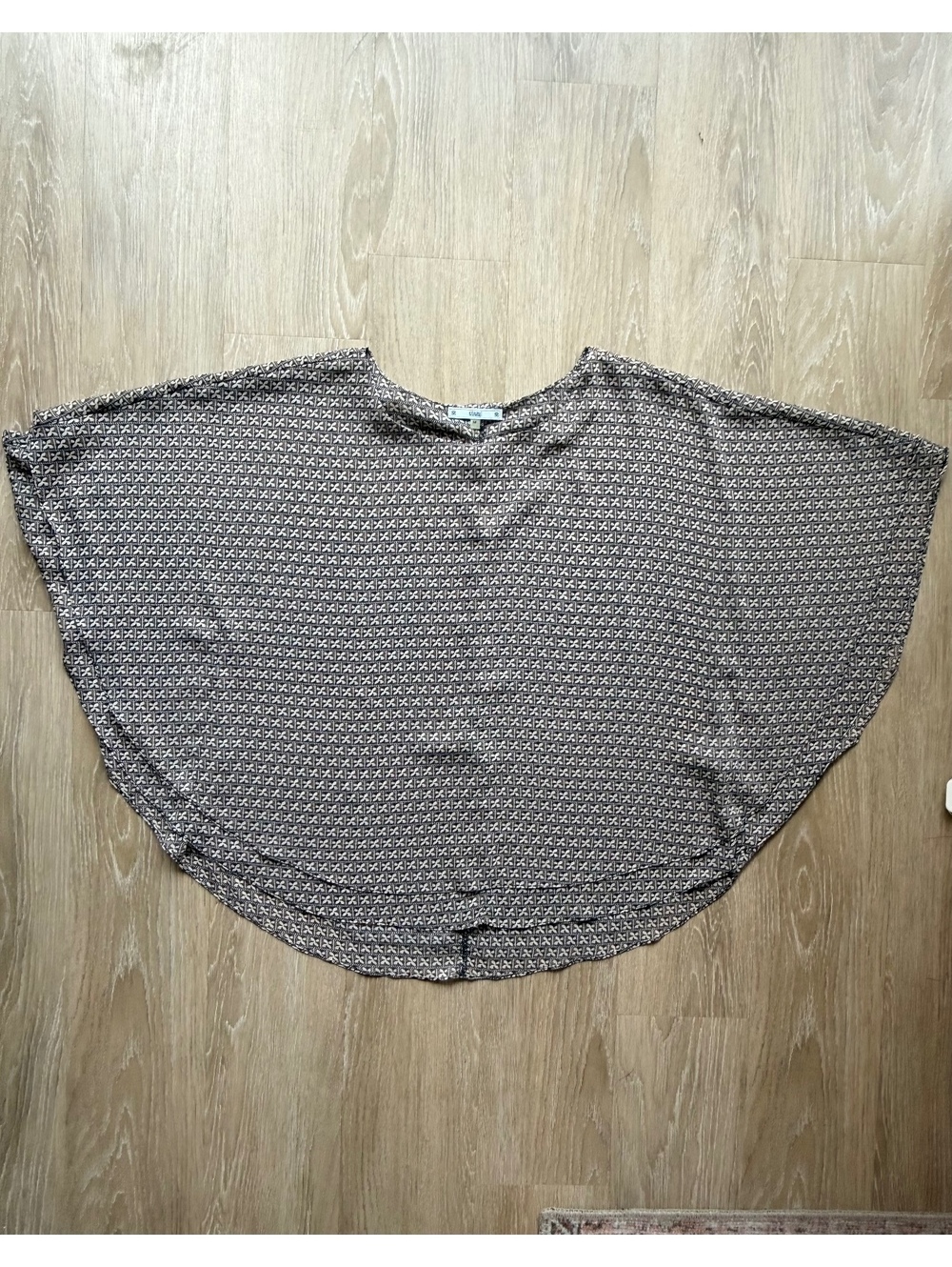 Sioni Women's Medium Patterned Butterfly Blouse Top